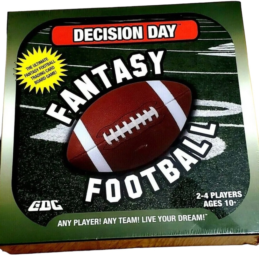 Sunday Night NFL Decision Day Fantasy Football League‎ Board Game Trading Cards
